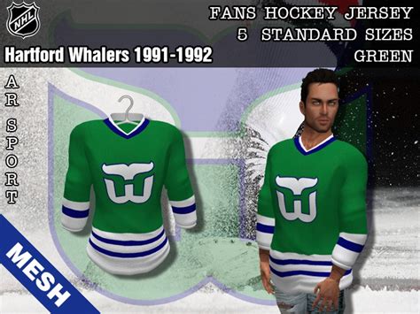 Second Life Marketplace - Hartford Whalers 1991-1992 - green