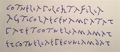 First attempt at writing in Old Roman Cursive : latin