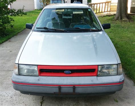 1989 Mercury Tracer 2-Door Hatchback 1.6L 4 cyl. 5 Speed Manual ...