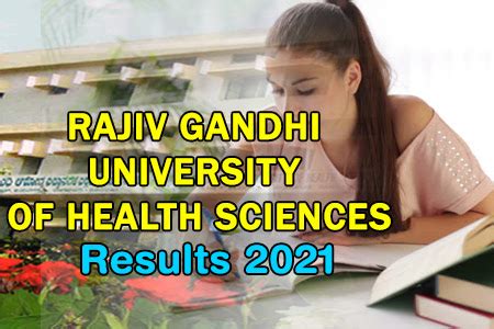 RGUHS Results 2022 | Rajiv Gandhi University of Health Sciences Results