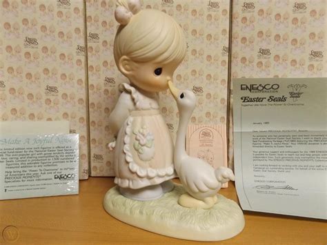 Rare Precious Moments Limited 1500 Large 10" Tall #520322 Make A Joyful ...