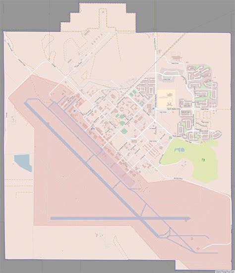 Map of Mountain Home AFB CDP