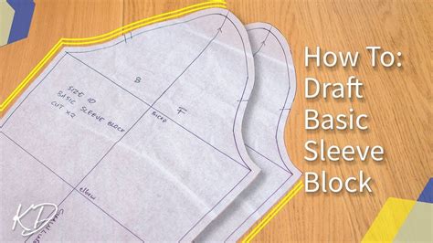 HOW TO: DRAFT BASIC SLEEVE BLOCK PATTERN | KIM DAVE | Sleeves pattern, Pattern drafting ...