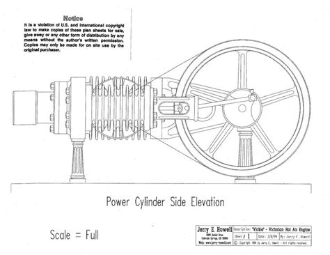 Vickie Victorian Stirling Cycle Engine Plans