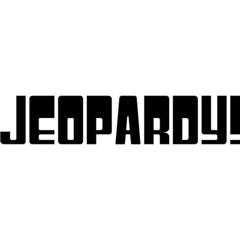 Gyparody is a font based on the title logo from the TV show Jeopardy ...