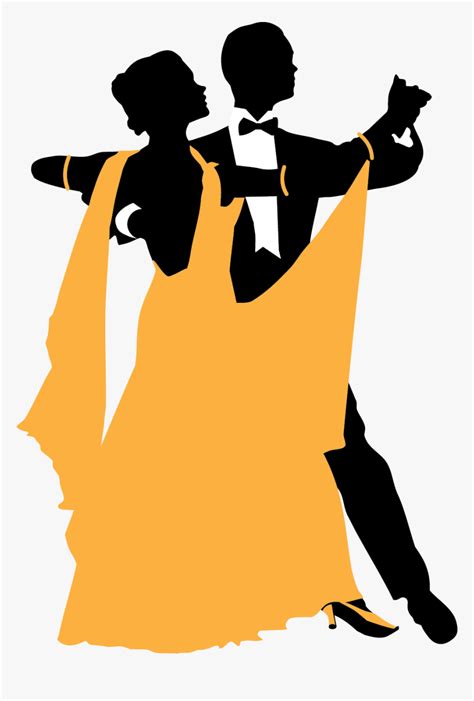 Ballroom Dance Swing Waltz - Waltz Ballroom Dancing Silhouette, HD Png ...