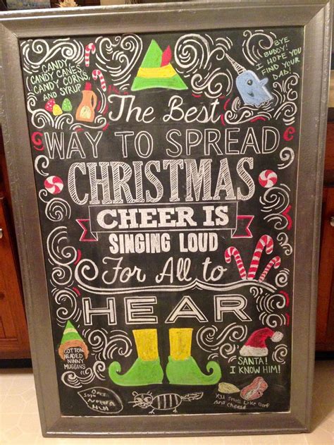 34 Inspiring Christmas Chalkboard Signs Design Ideas Christmas Chalkboard Art, Chalkboard Art ...