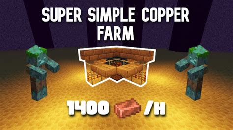 SUPER EASY COPPER FARM | Minecraft 1.21 Tutorial - YouTube