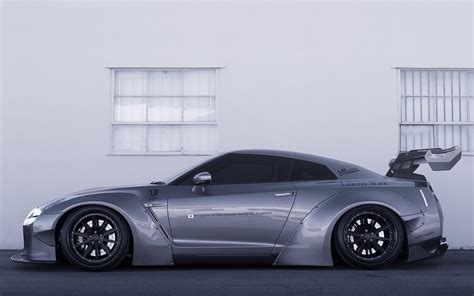 Nissan GT-R R35 Side de la voiture Tuning HD Desktop Wallpaper: large ...