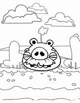 Foreman Pig In Desert coloring Page  ColouringPages sketch template