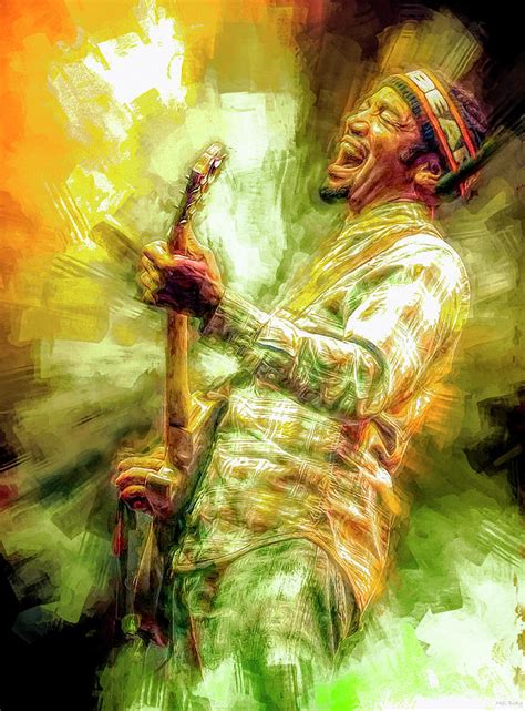 Ben Harper Live Mixed Media by Mal Bray - Fine Art America