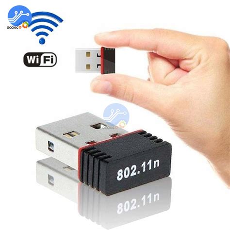 Wireless Mini USB Wifi Adapter 802.11N 150Mbps USB2.0 Receiver Dongle ...