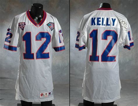 1994-95 Jim Kelly Game Used Autographed Buffalo Bills Jersey