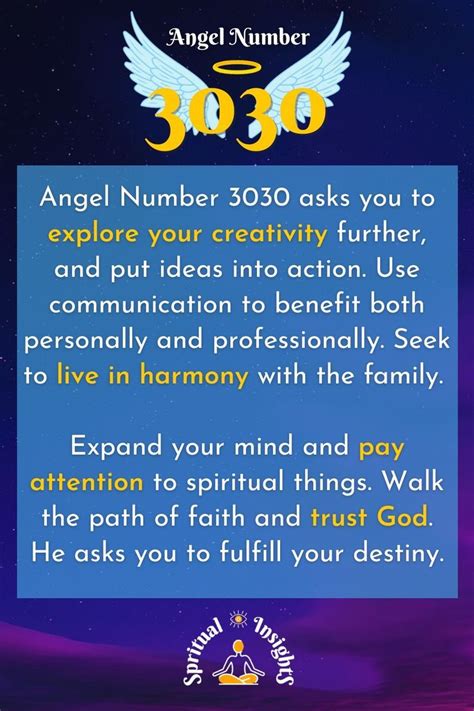 Angel Number 3030 in 2023 | Spiritual messages, Trust god, Angel numbers