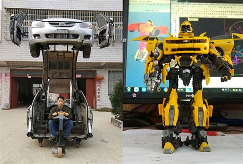 Chinese man turns car into real-life Transformer - Chinadaily.com.cn