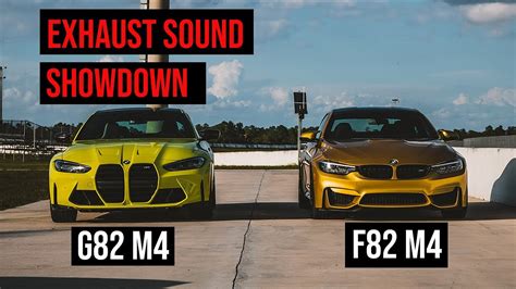 Exhaust Sound: BMW M4 G82 vs. M4 F82 vs. M3 E92 - YouTube