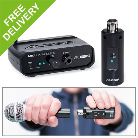 Alesis MicLink Wireless PA Microphone Adapter USB XLR - Transform Your Wired Mic | eBay