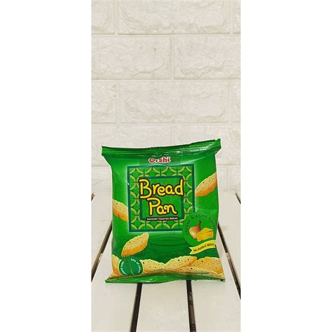 Oishi Bread Pan - Savoury Toasted Bread Cheese & Onion flavor 24g | Shopee Philippines