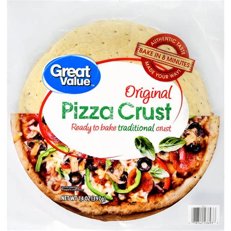 Great Value Original Pizza Crust, 14 oz - Walmart.com - Walmart.com