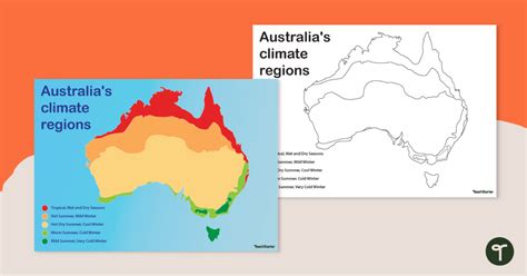 Australian Climate Regions Poster and Worksheet | Teach Starter