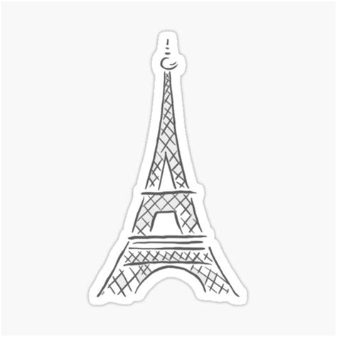 Eiffel Tower Stickers | Redbubble