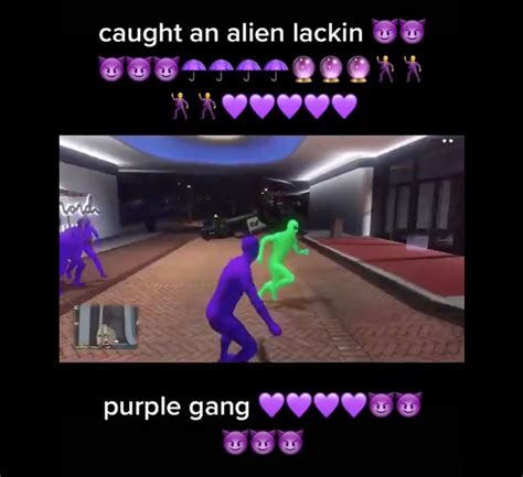 The Green vs Purple GTA Gang War Taking Over TikTok