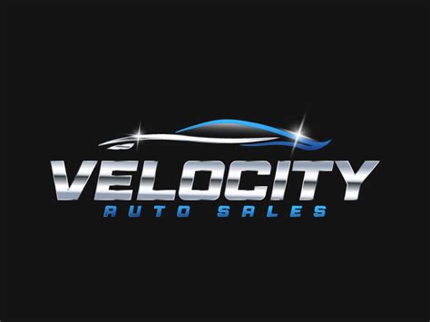 Velocity auto sales Logo Design - 48hourslogo