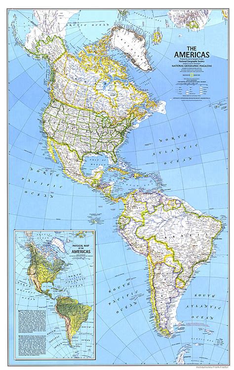 The Americas Map