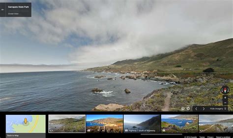 Google’s new Street Views: California trails and beaches