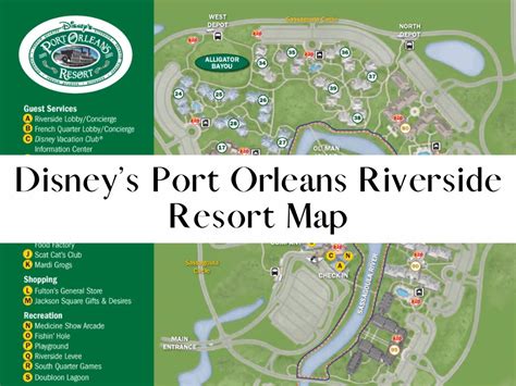 Port Orleans Riverside Resort Map — Adventures of a Disney Dad