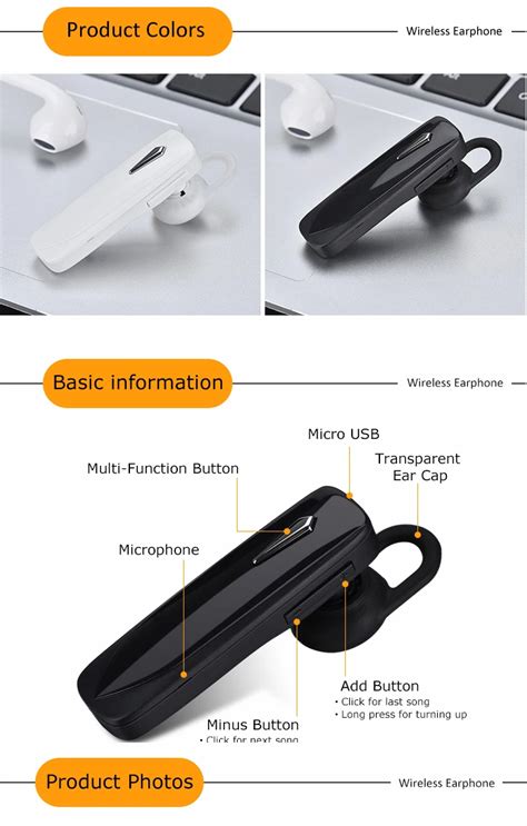 Noise Cancelling Earbuds,Small Headphone,Mini Wireless Bluetooth ...