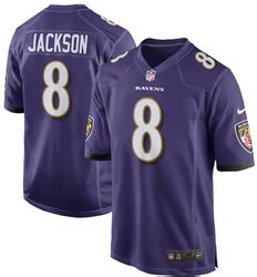 Lamar Jackson Jersey - Purple Baltimore Ravens Adult Nike Game Jersey manufactured by Nike