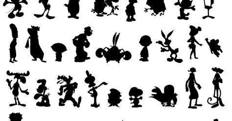 Cartoon Character Silhouette Quiz What if we show you the toy character ...