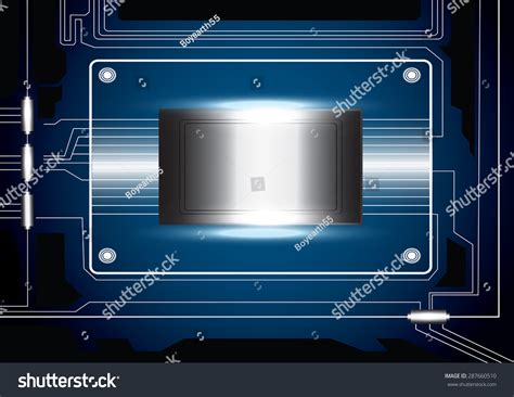 Circuit Board Vector Background Stock Vector (Royalty Free) 287660510 | Shutterstock