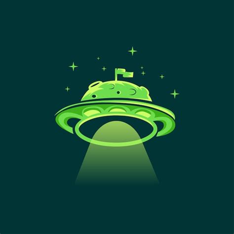 Premium Vector | Ufo logo