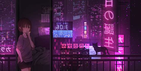 Anime Cyberpunk Neon Wallpapers - Wallpaper Cave