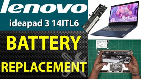 How to Replace Battery on Lenovo Ideapad 3 14Itl6 Laptop - Step-by-Step Guide🔋 - YouTube