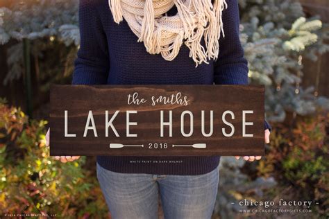 Custom Lake House Signs Lake House Sign Family Established