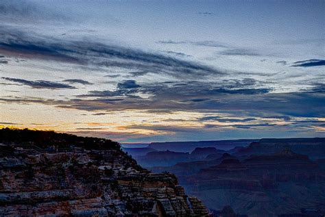 Sunset at Mather Point Photograph by John M Bailey | Fine Art America