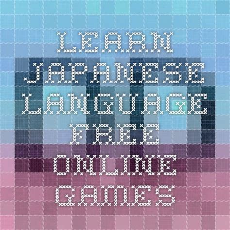 Learn Japanese language - free online games | Japanese learning games ...