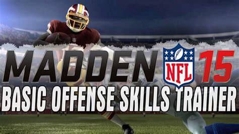 Madden 15 Basic Offense Skills Trainer - YouTube