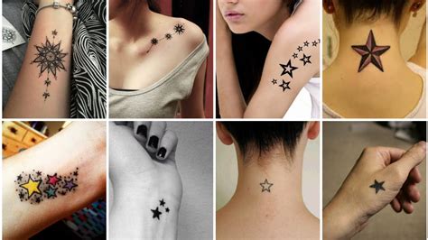 Star Tattoo Designs For Girls On Side