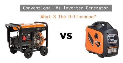 conventional vs inverter generator: what's the difference? | MATCHUP