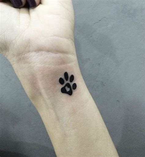 50 Amazing Paw Print Tattoo Ideas for Pet Lovers (2018) - TattoosBoyGirl