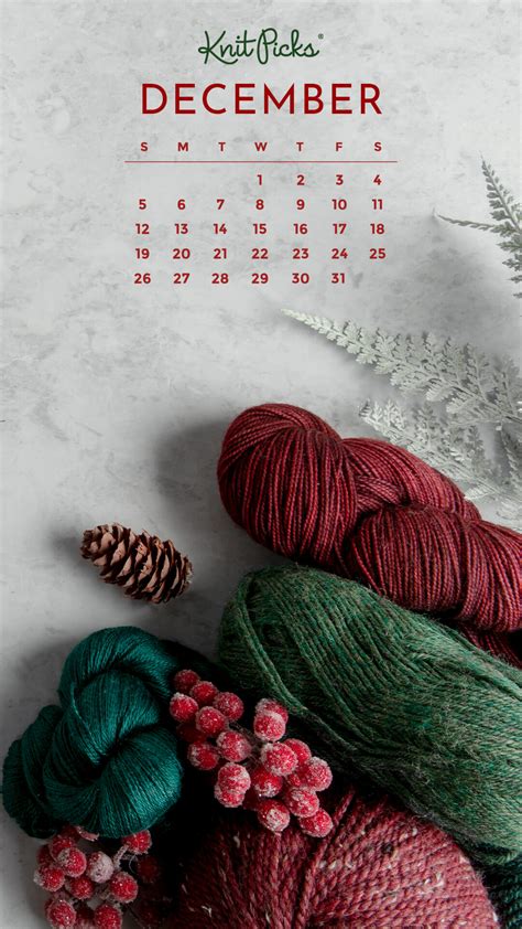 Free Downloadable December 2021 Calendar - The Knit Picks Staff ...