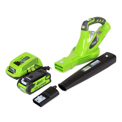 Greenworks 150-MPH 40-Volt Max Lithium Ion Handheld Cordless Electric ...