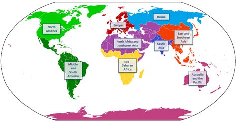 1.6: The World's Regions - Social Sci LibreTexts