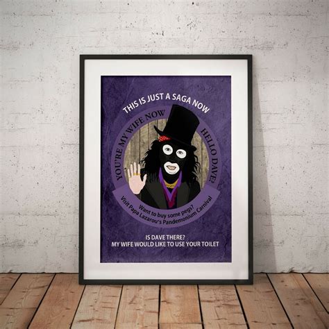 The League of Gentlemen - PAPA LAZAROU Character Quotes Print (3 Sizes) | eBay