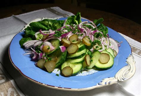 Essex Girl Cooks Healthy | Low Cholesterol | Gherkin & Cucumber Salad