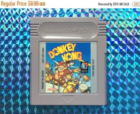 Donkey Kong 1994 Nintendo Game Boy Video Game DK Vintage | Etsy ...